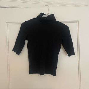 Zara ribbed short sleeve turtleneck